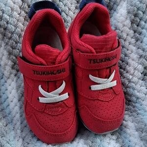 Tsukihoshi Vibrant Red Kids Sneakers